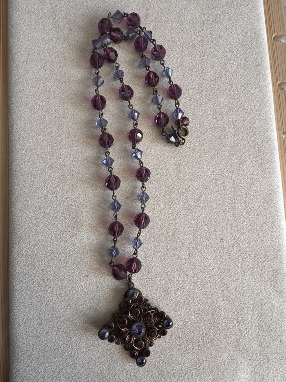 Liz Palacios Swarovski crystal necklace